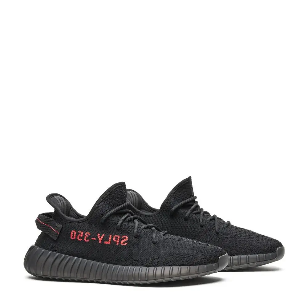 Adidas shoes - Adidas Yeezy Boost 350 V2 Black Red - CP9652-965 - Black 7