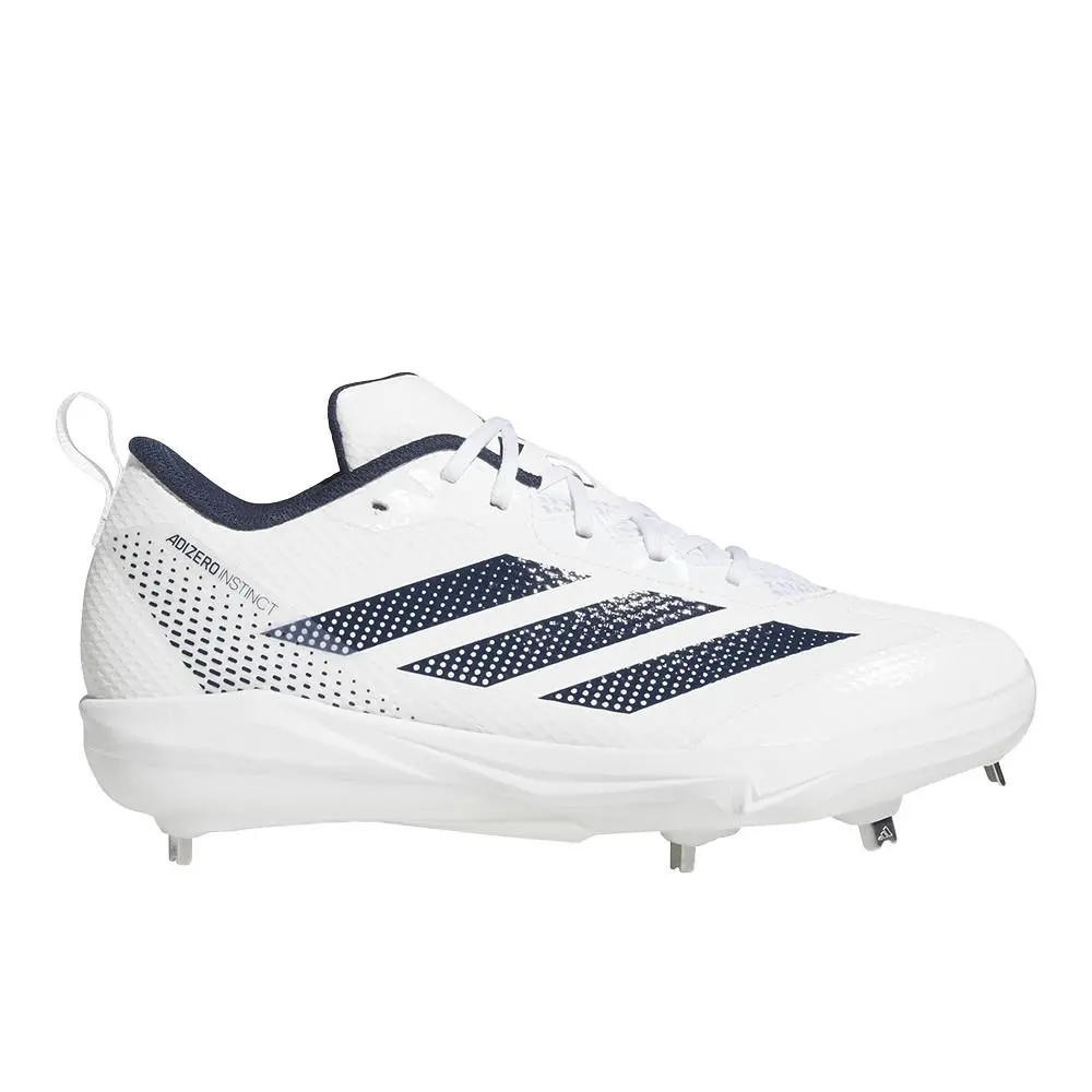 Adizero Instinct 2.0 Cleats Womens White Sneakers Athletic Shoes SB1158-J by Adidas
