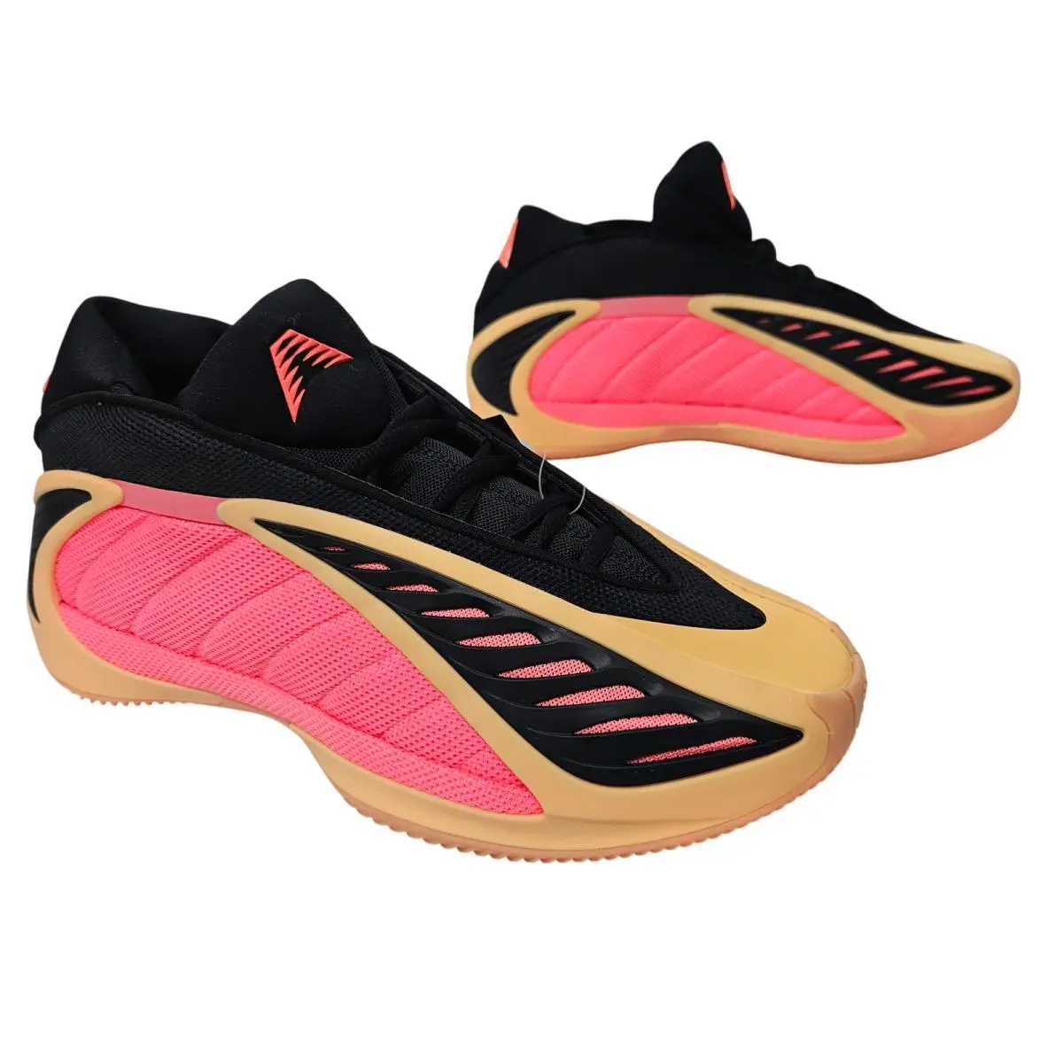 Adidas Anthony Edwards 2 AE2 with Love Men`s Basketball Sneaker Shoe JS3514 - Acid Orange / Core Black / Acid Red