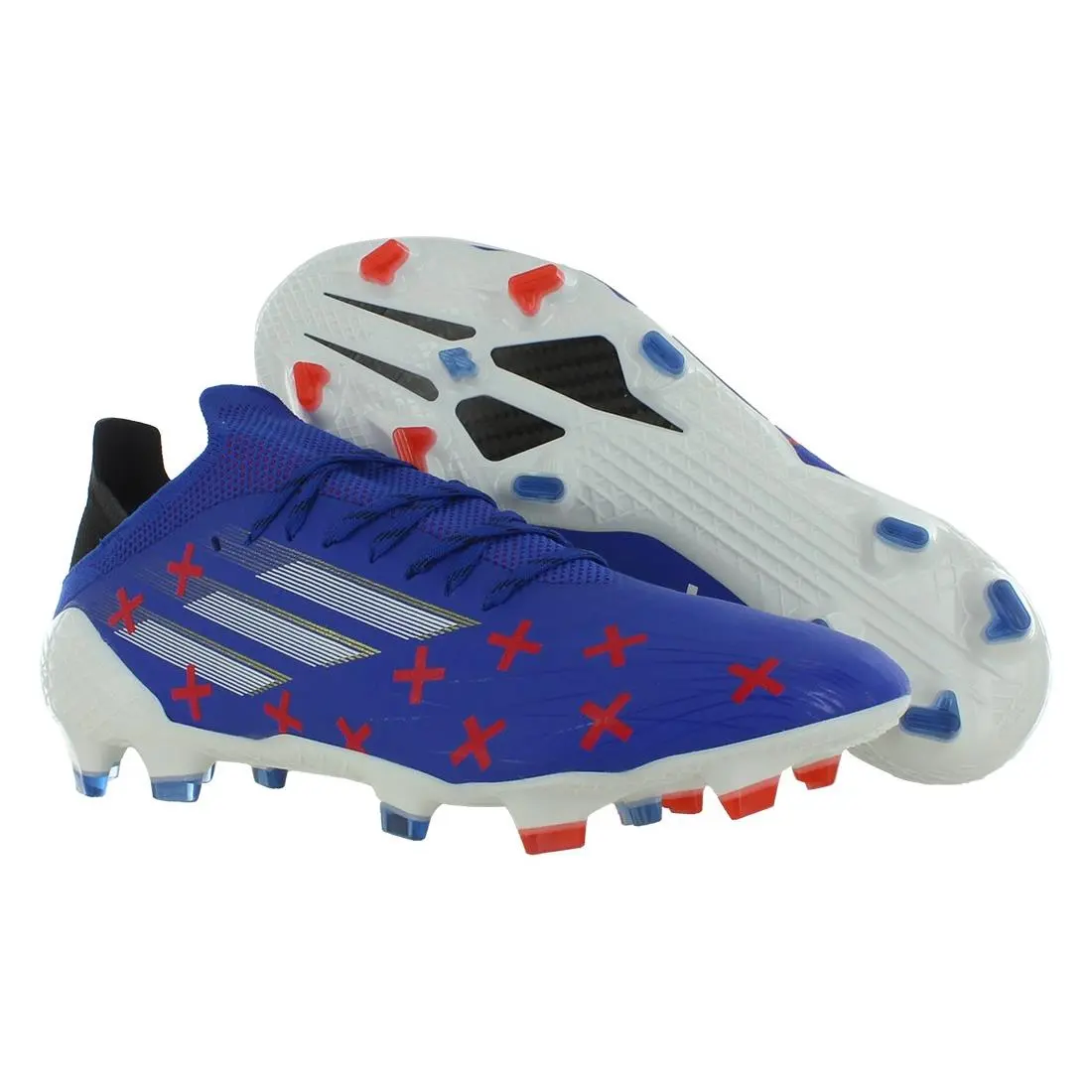 Adidas shoes - Bold Blue/Footwear White/Vivid Red, Main: Blue 4