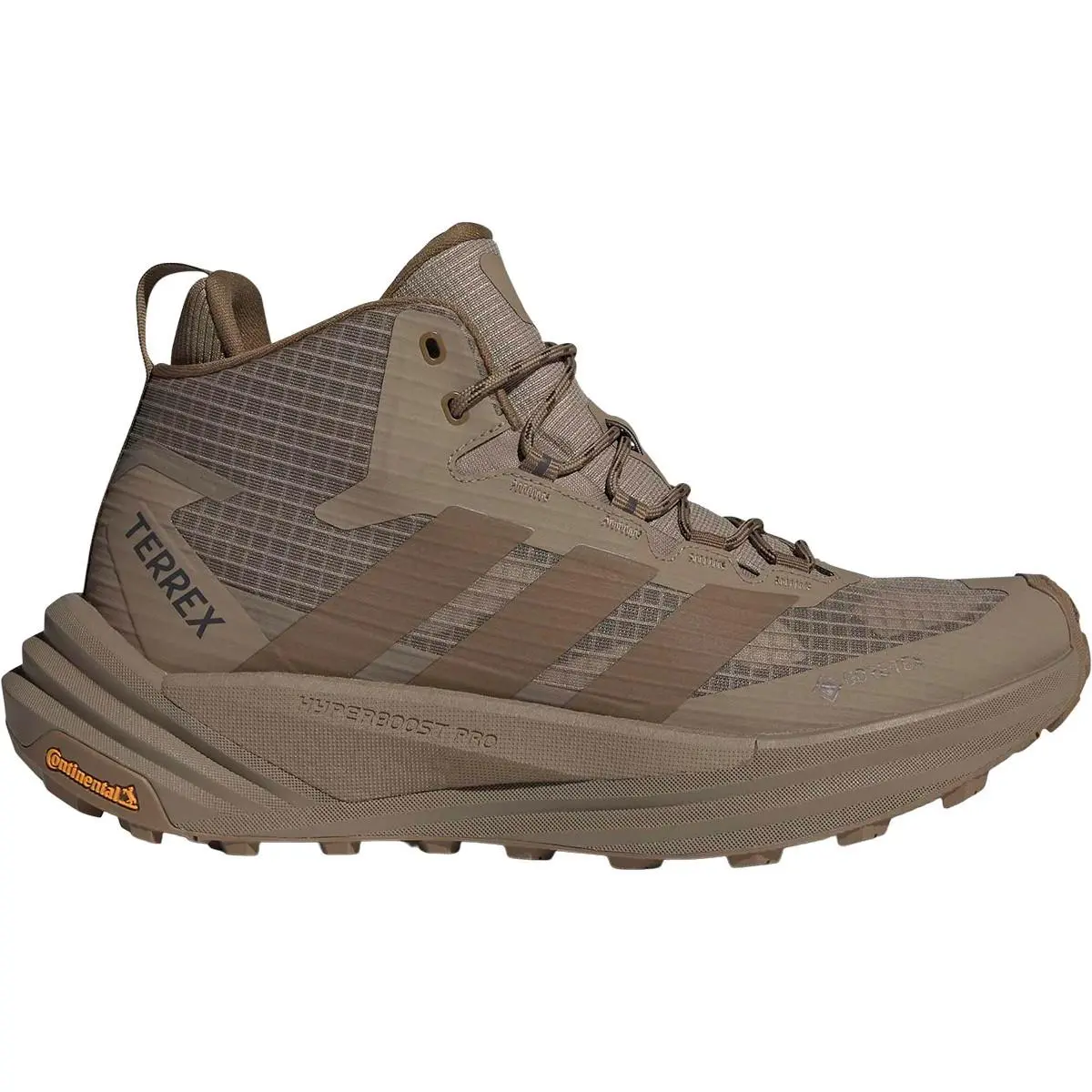 Terrex Terrex Freehiker 3 Mid Gtx Hiking Boot - Men`s Khaki Six/Brown Oxide/Dark Brown by Adidas