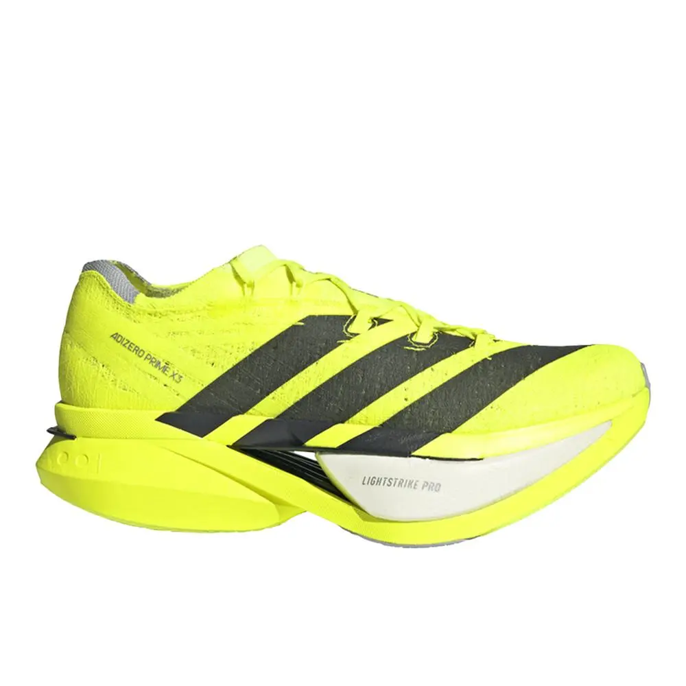 Adidas Adizero Prime X3 Strung Mens Yellow Sneakers Athletic Shoes JI2981