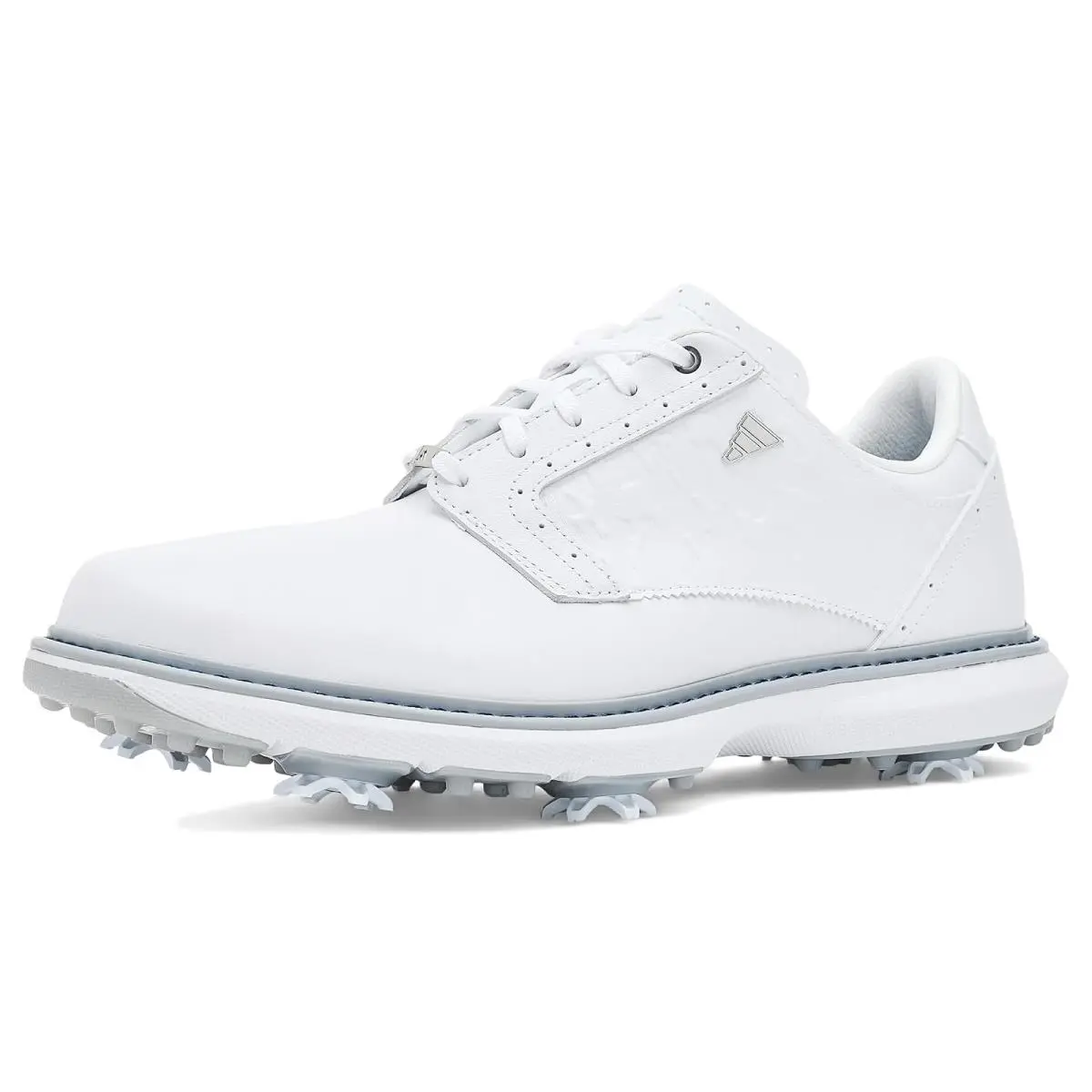 Man`s Sneakers Athletic Shoes  Golf Mc70 Spiked Ftwr White/Silver Met./Halo Silver by Adidas