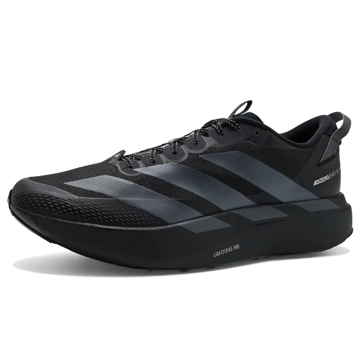 Man`s Sneakers Athletic Shoes Adidas Adizero Evolution Sl All Terra - Black/Grey/Silver Metallic
