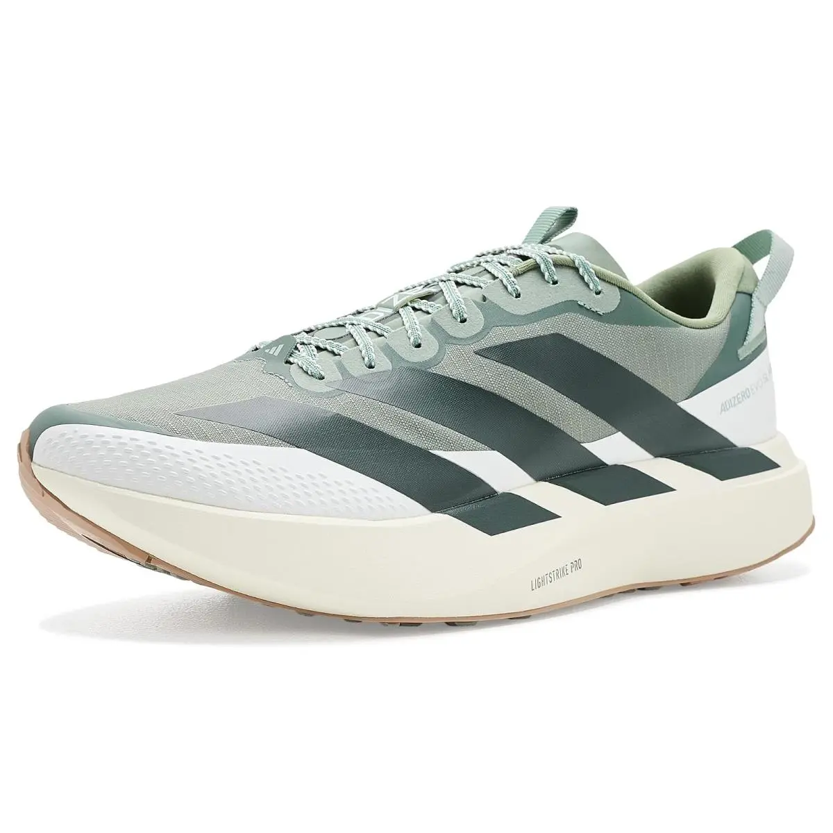 Man`s Shoes  Adizero Evo SL All Terrain Running Shoes Halo Green/Legend Ivy/Wonder Silver by Adidas