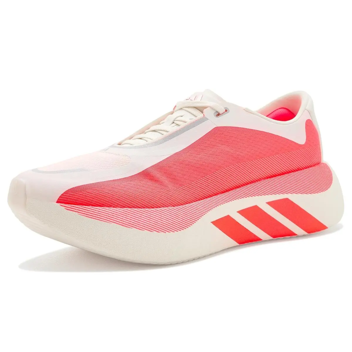 Woman`s Sneakers Athletic Shoes  Hyperboost Edge Running Shoes Hyper White/Solar Turbo/Solar Turbo by Adidas