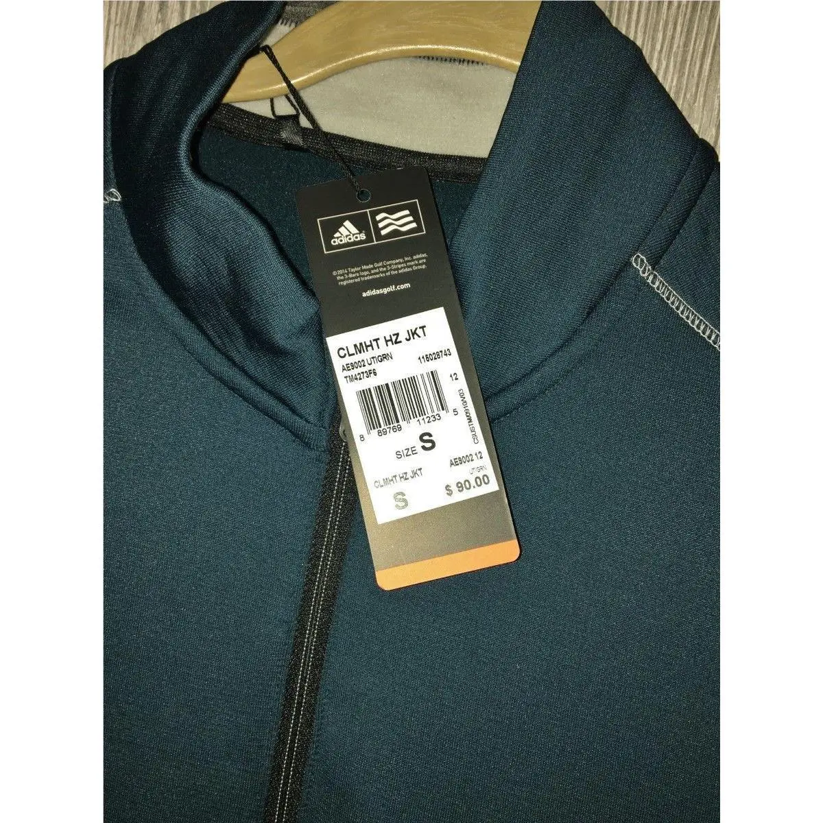Adidas clothing - ADIDAS GOLF ClimaHeat Half Zip Pullover Performane Jack - AE9002 - Green 4