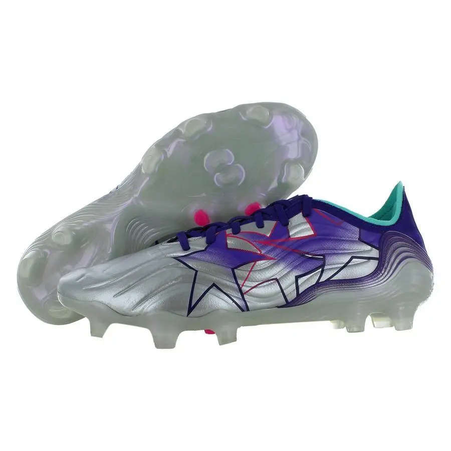 Adidas shoes - Team College Purple/Silver Metallic/Mint Rush 3
