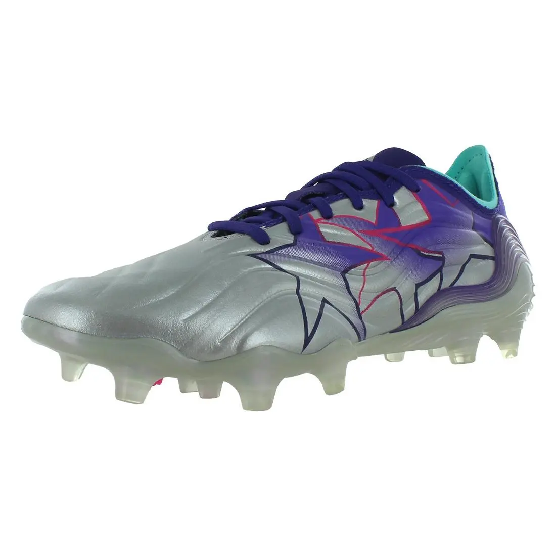 Adidas shoes - Team College Purple/Silver Metallic/Mint Rush 5