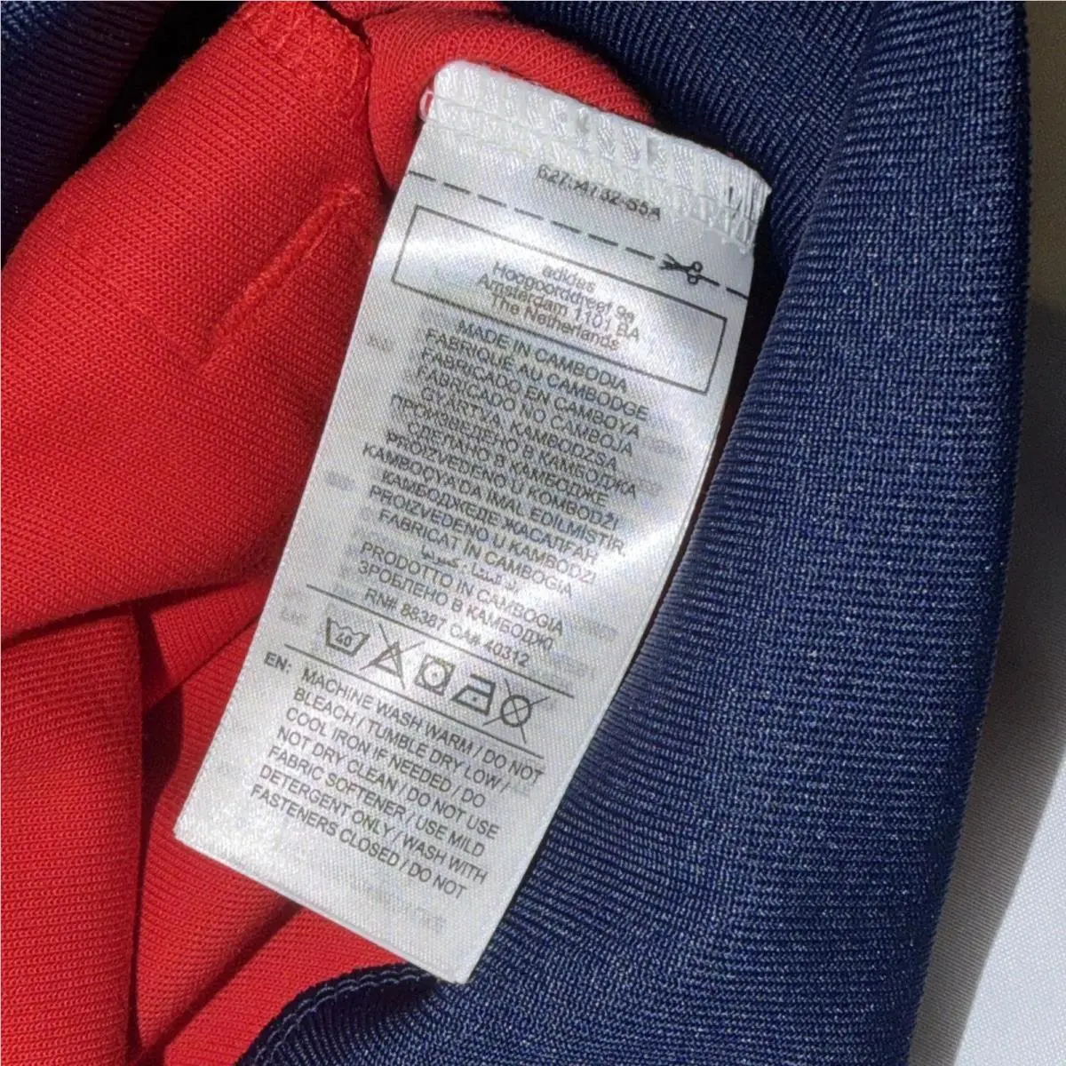 Adidas clothing - adidas Arsenal FC OG Track Top - KB1793 - Red 22