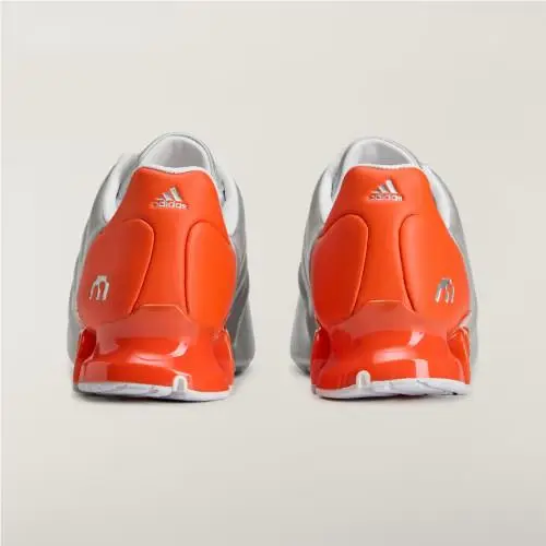 Adidas shoes - Silver Metallic / Power Blue / Semi Impact Orange 4