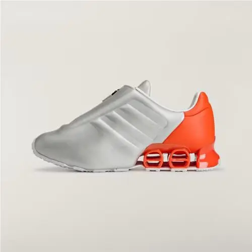 Adidas shoes - Silver Metallic / Power Blue / Semi Impact Orange 5