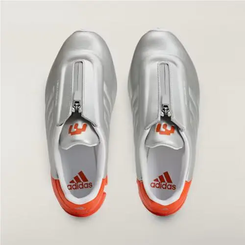 Adidas shoes - Silver Metallic / Power Blue / Semi Impact Orange 10