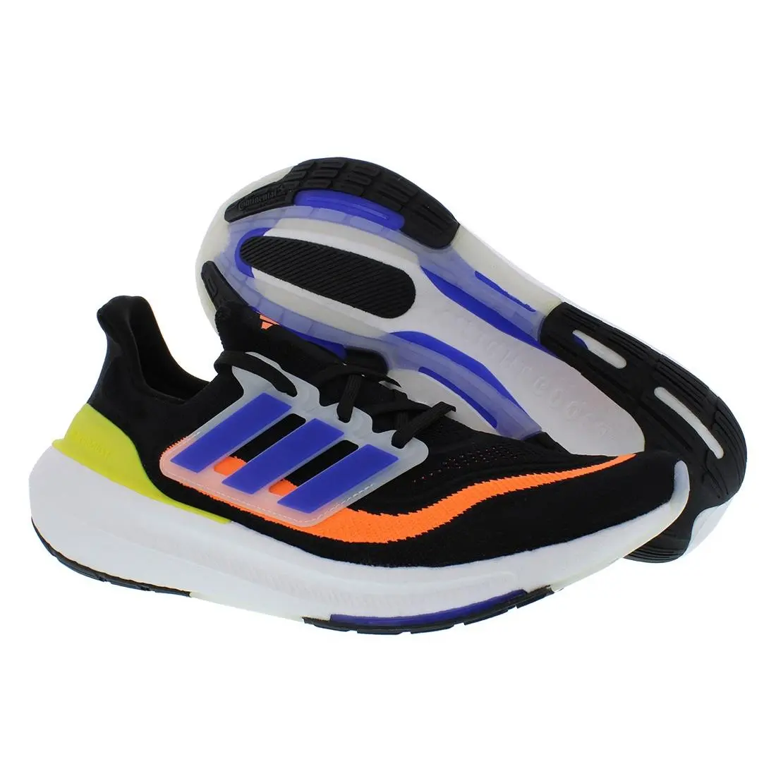 Adidas shoes - Core Black/Lucid Blue/Yellow, Main: Black 3