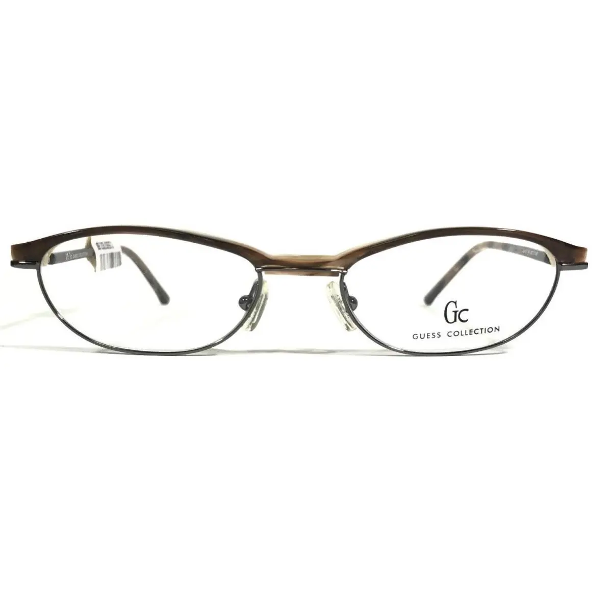 Guess Eyeglasses Frames GU4137 MK Brown Grey Round Full Rim 48-17-140