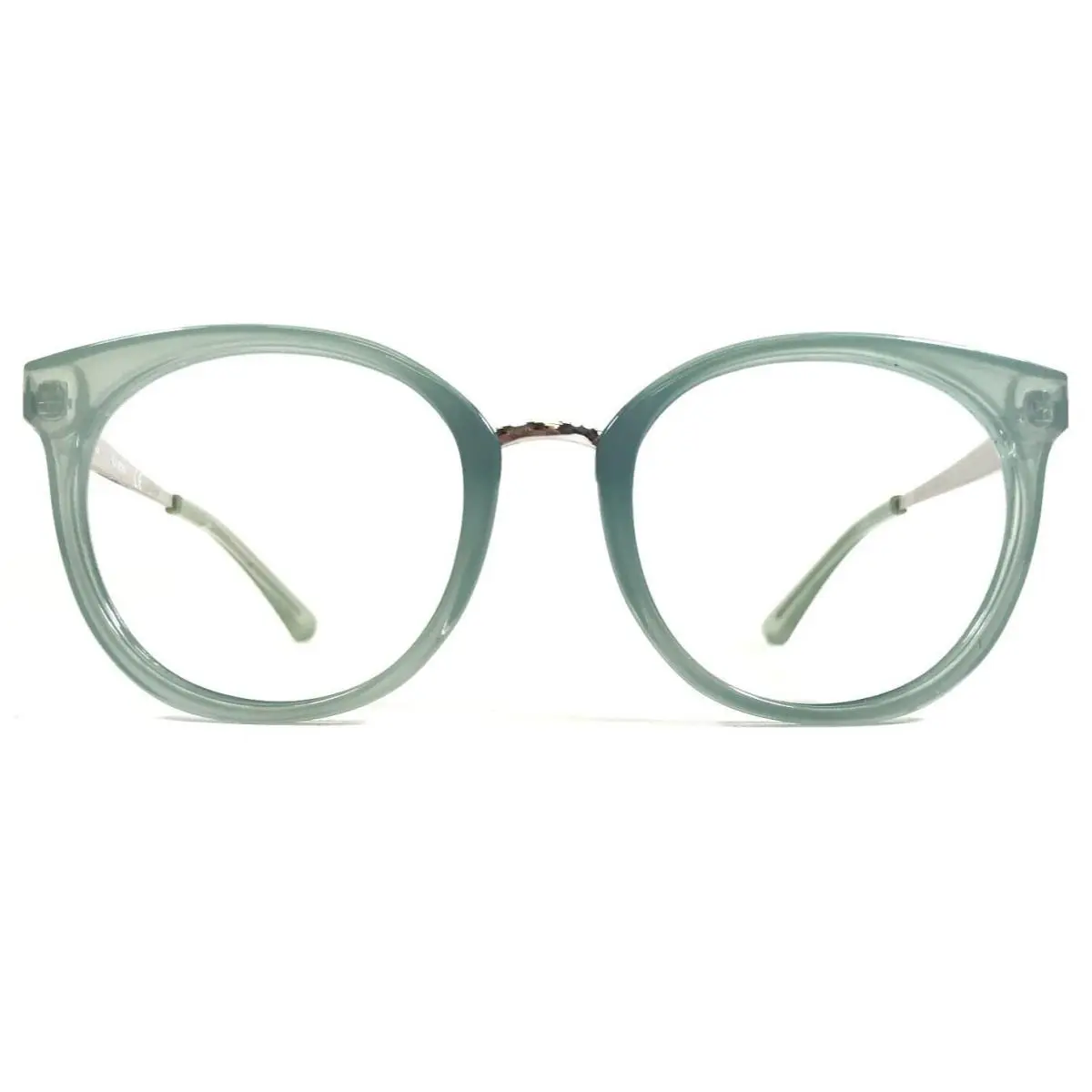Guess Eyeglasses Frames GU7459 84C Clear Blue Silver Round Full Rim 52-20-140