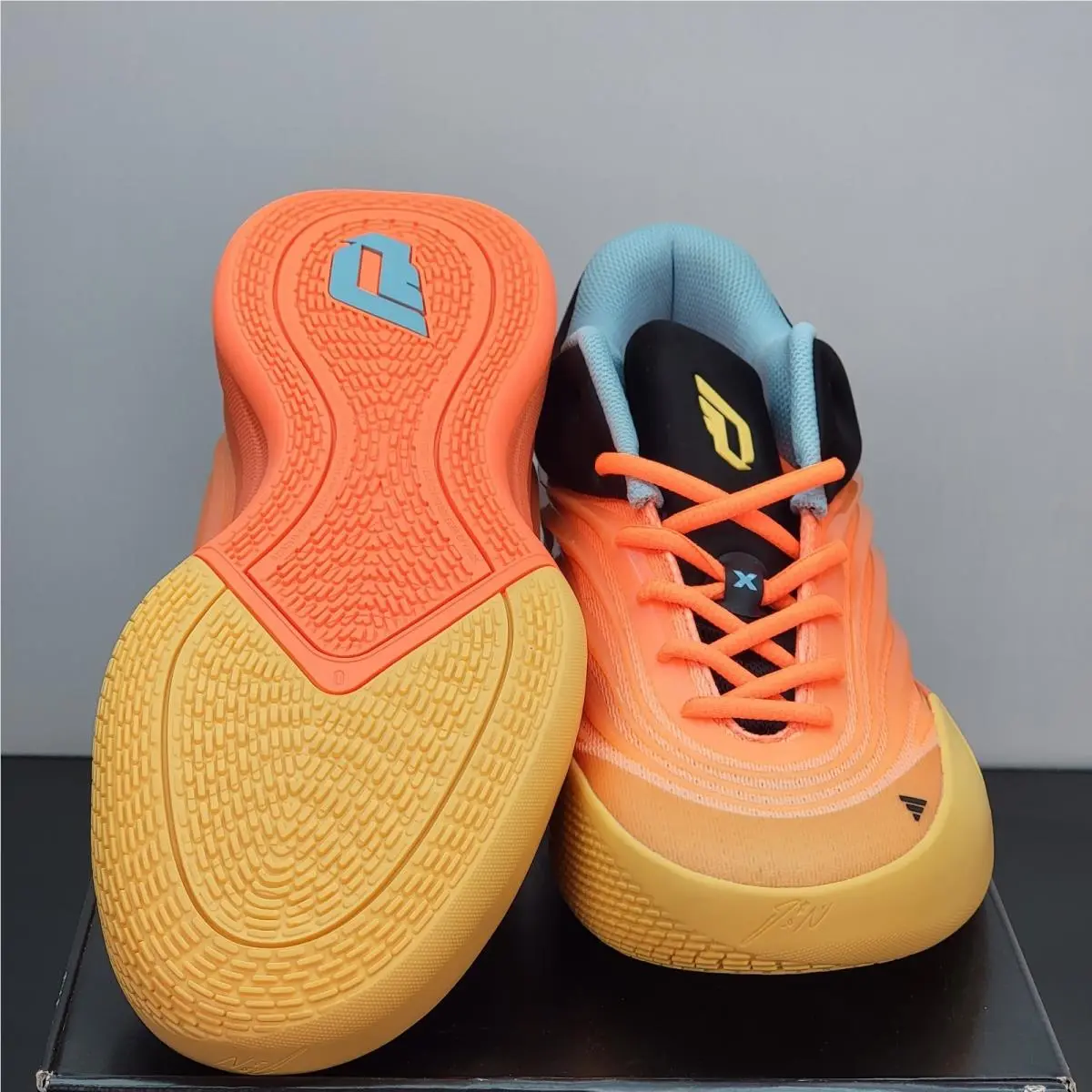 Adidas shoes - adidas Dame - Dame - JQ9467 - Orange 5
