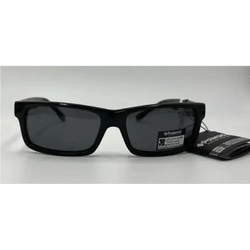 X8301S Kih A-black Rectangular Sunglasses - 57 mm 63-2 by Polaroid