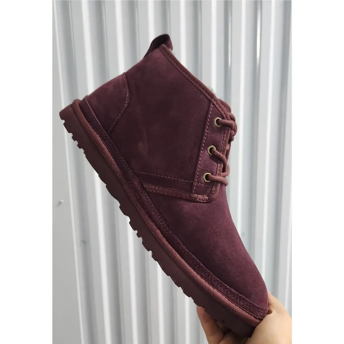 Ugg Australia 3236 Neumel Leather Suede Wool Chukka Men`s Shoes Authetic by UGG