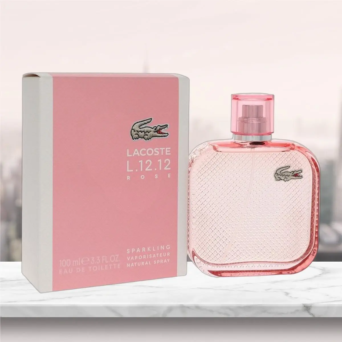 Eau De  L.12.12 Rose Sparkling Eau De Toilette Spray By  by Lacoste