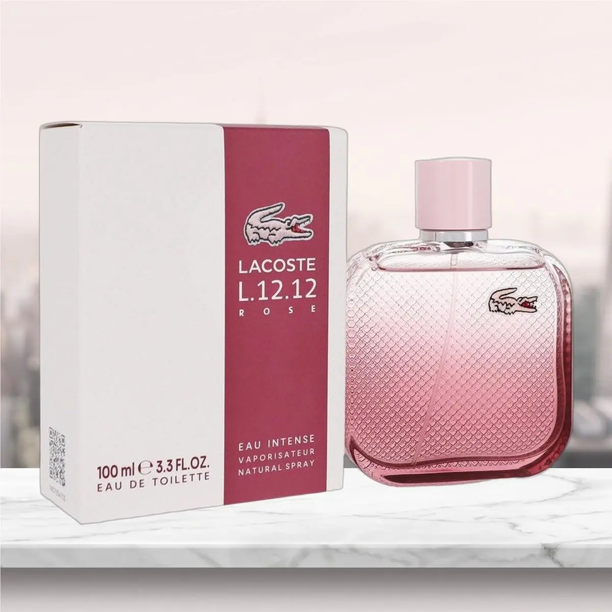 Eau De  L.12.12 Rose Eau Intense Eau De Toilette Spray By  by Lacoste