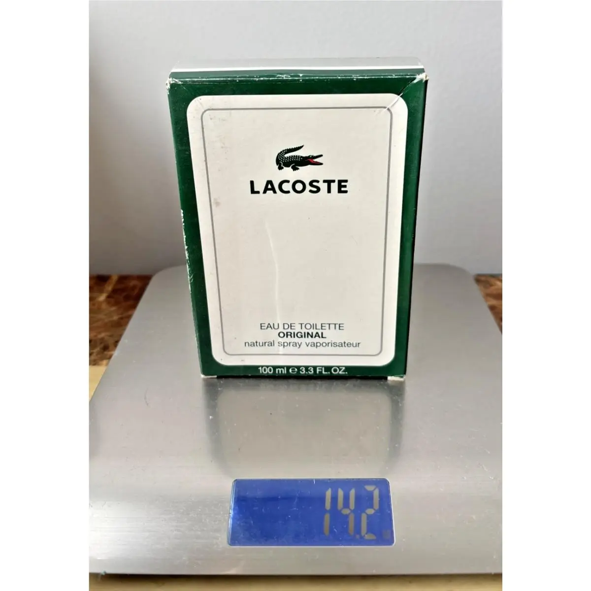 Vintage -  3.3 / 3.4 oz / 100 ml Edt Spray For Men - Shelf Wear by Lacoste