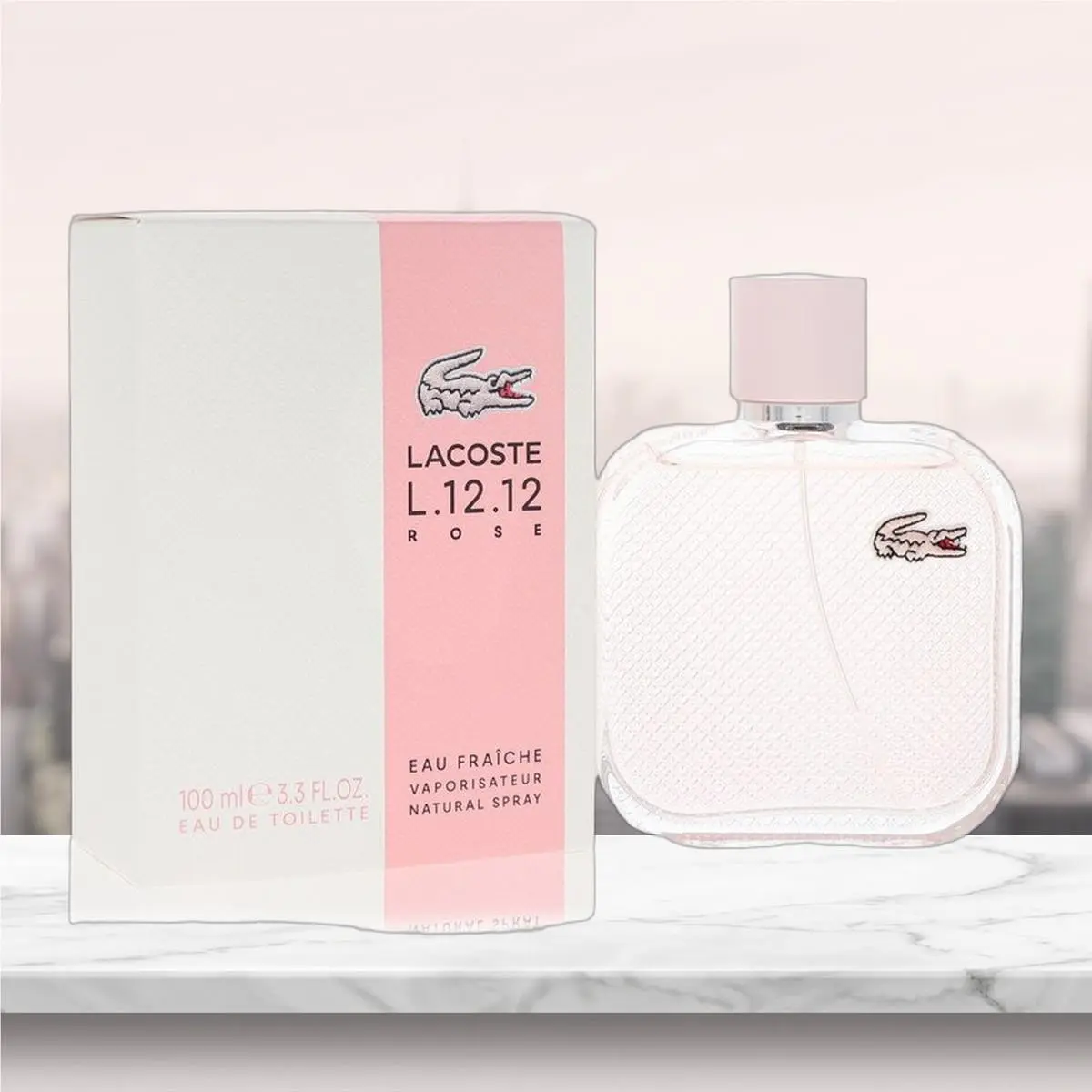 Eau De  L.12.12 Rose Eau Fraiche Eau De Toilette Spray By  by Lacoste