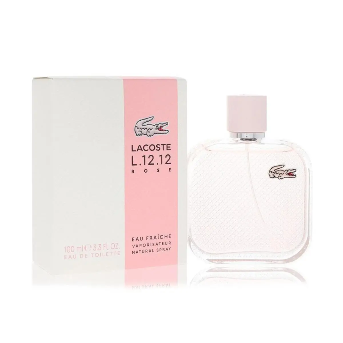 L.12.12 Rose Eau Fraiche 3.3 Eau DE Toilette Spray by Lacoste