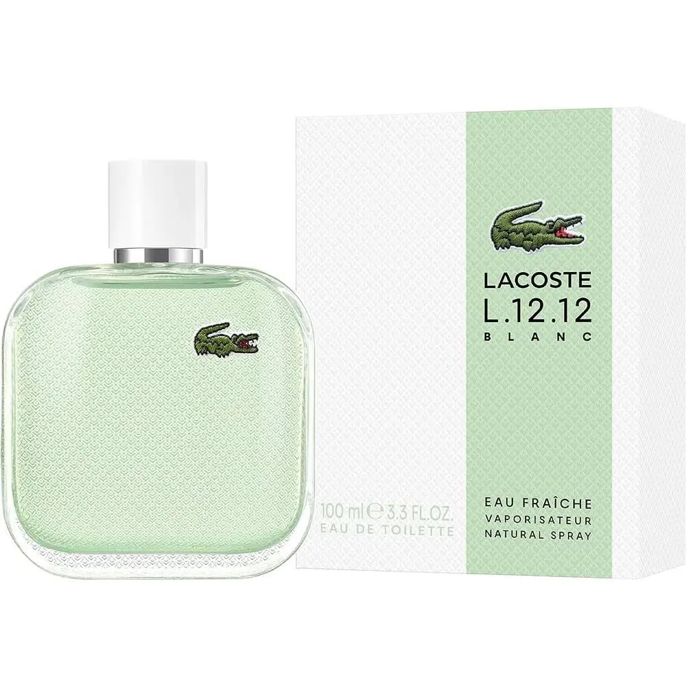 Lacoste L.12.12 Blanc Eau Fraiche For Men Eau De Toilette Spray 100ml/3.3oz