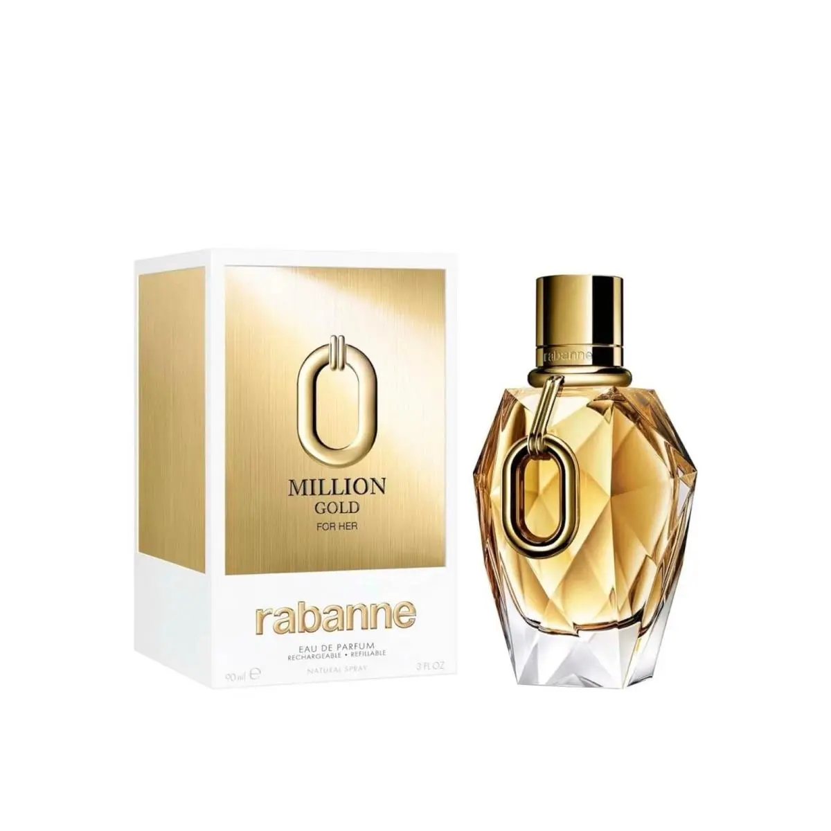 Rabanne O Million Gold For Her Eau de Parfum – 90 ml / 3.0 fl oz by Paco Rabanne