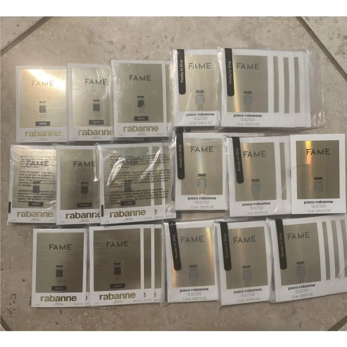 49x  Fame Mix Eau de Parfum Sample Spray 0.05oz 1.5ml by Paco Rabanne