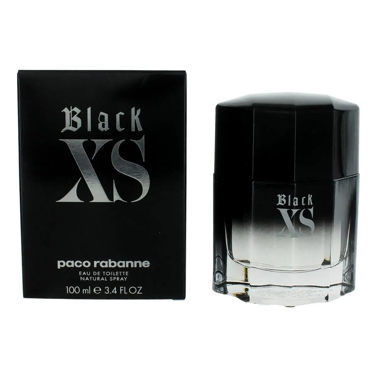 Black XS  3.4 oz Edt Spray For Men by Paco Rabanne