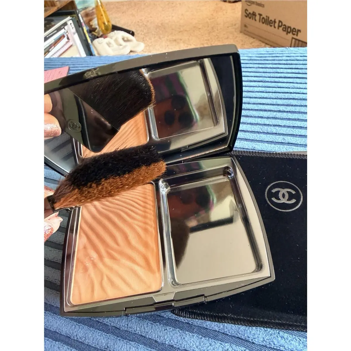 Chanel Soleil Tan De Moisturizing Bronzing Powder 62 Terre Epice