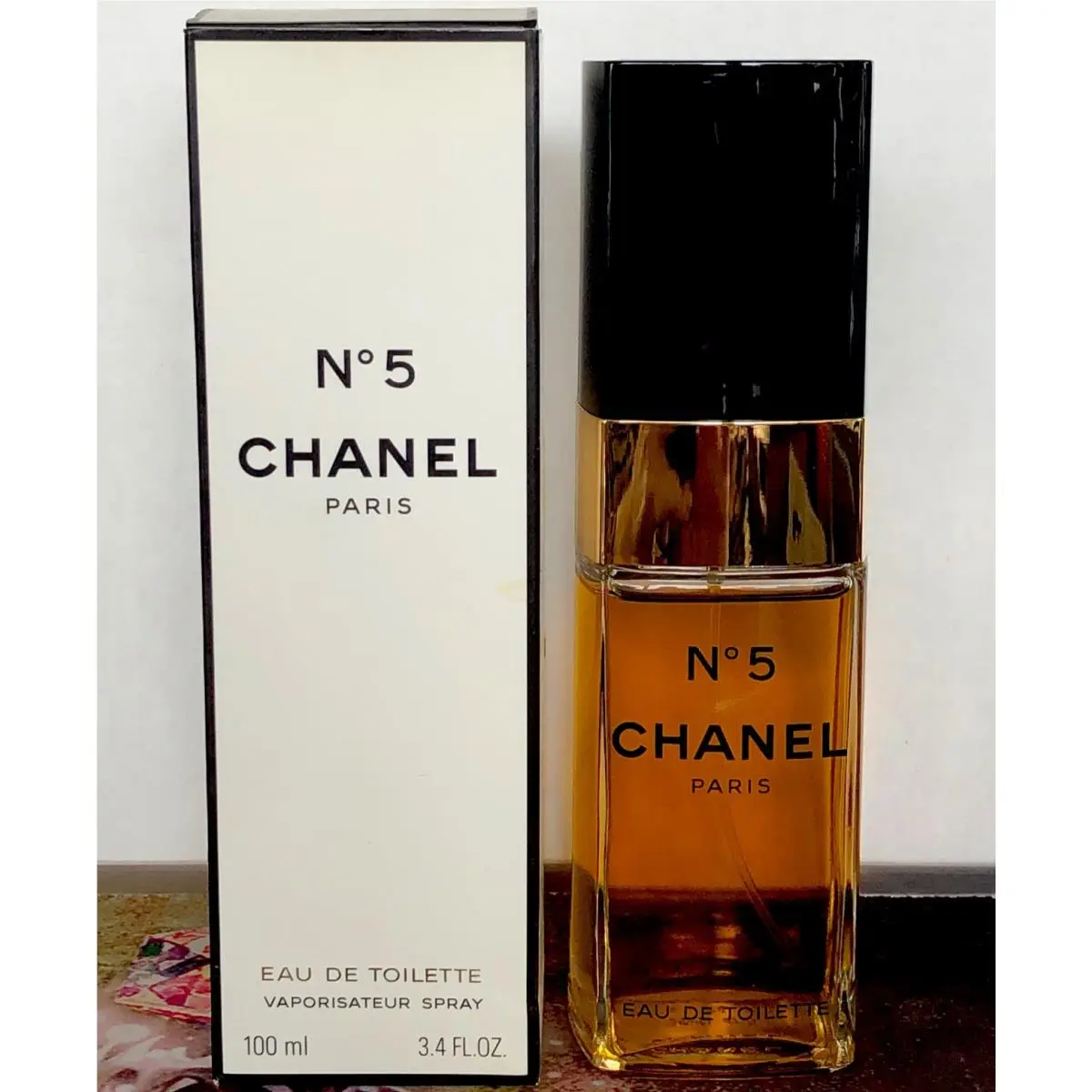 Chanel N°5 Paris Eau De Toilette Spray 3.4 oz 100mL OG Formula