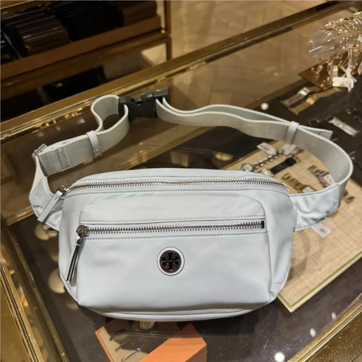 170436 Nylon Belt Bag Fanny Pack Waist Zip Crossbody Summit by Tory Burch
