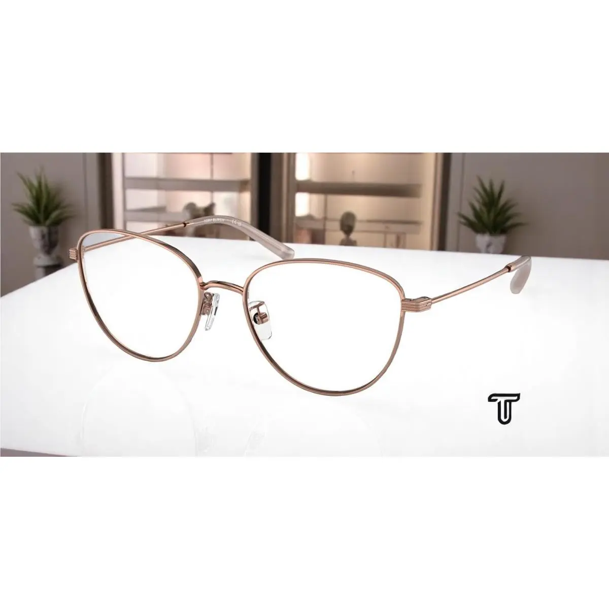 TY1082 3340 Rose Gold 54 mm Women`s Eyeglasses by Tory Burch