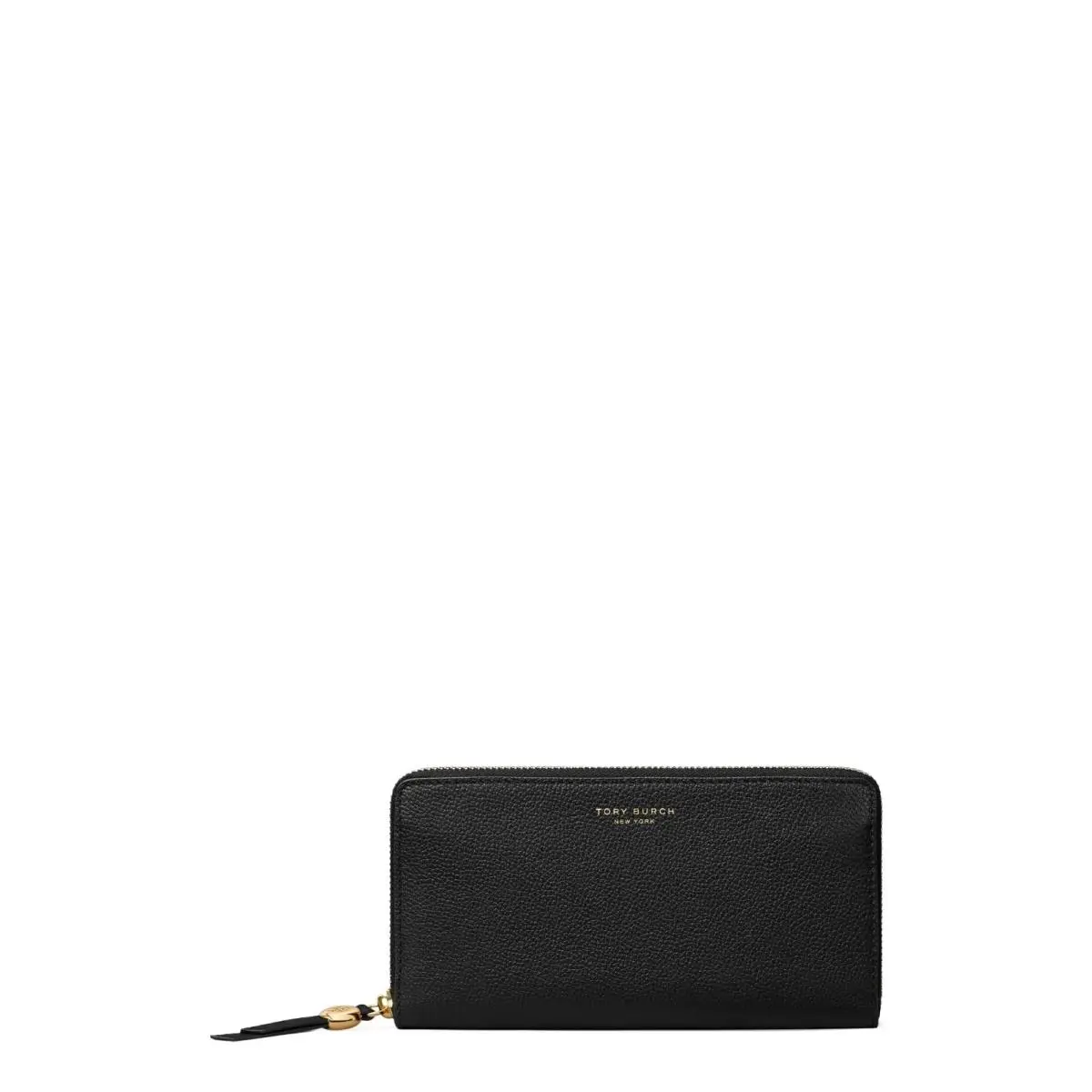 Romy Zip Continental Wallet Black by Tory Burch