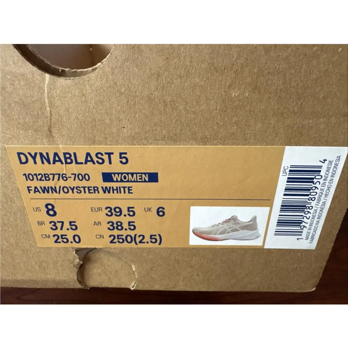 Asics shoes - ASICS Dynablast - Dynablast - 1012B776-700 - Fawn/Oyster (UPC: 197298809504) 16