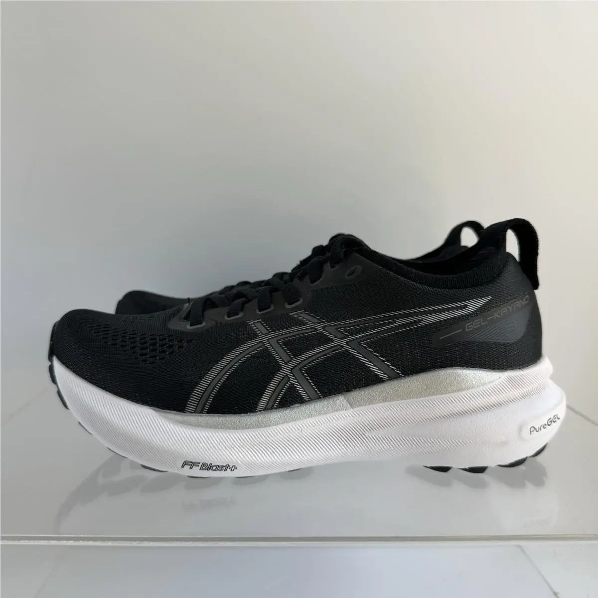 Asics Gel-kayano 31 Black Silver White 1012B671 Women`s Size 6 Wide