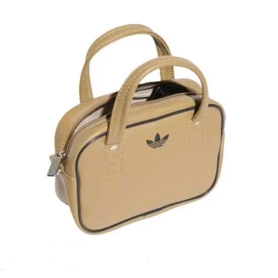 Originals Trefoil Logo Crossbody Top Handle Bag Brown by Adidas