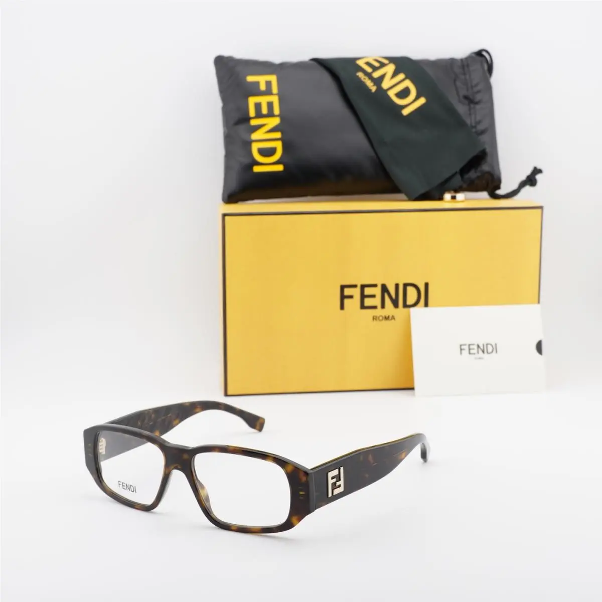 FE50115I 052 Havana 54mm Eyeglasses by Fendi
