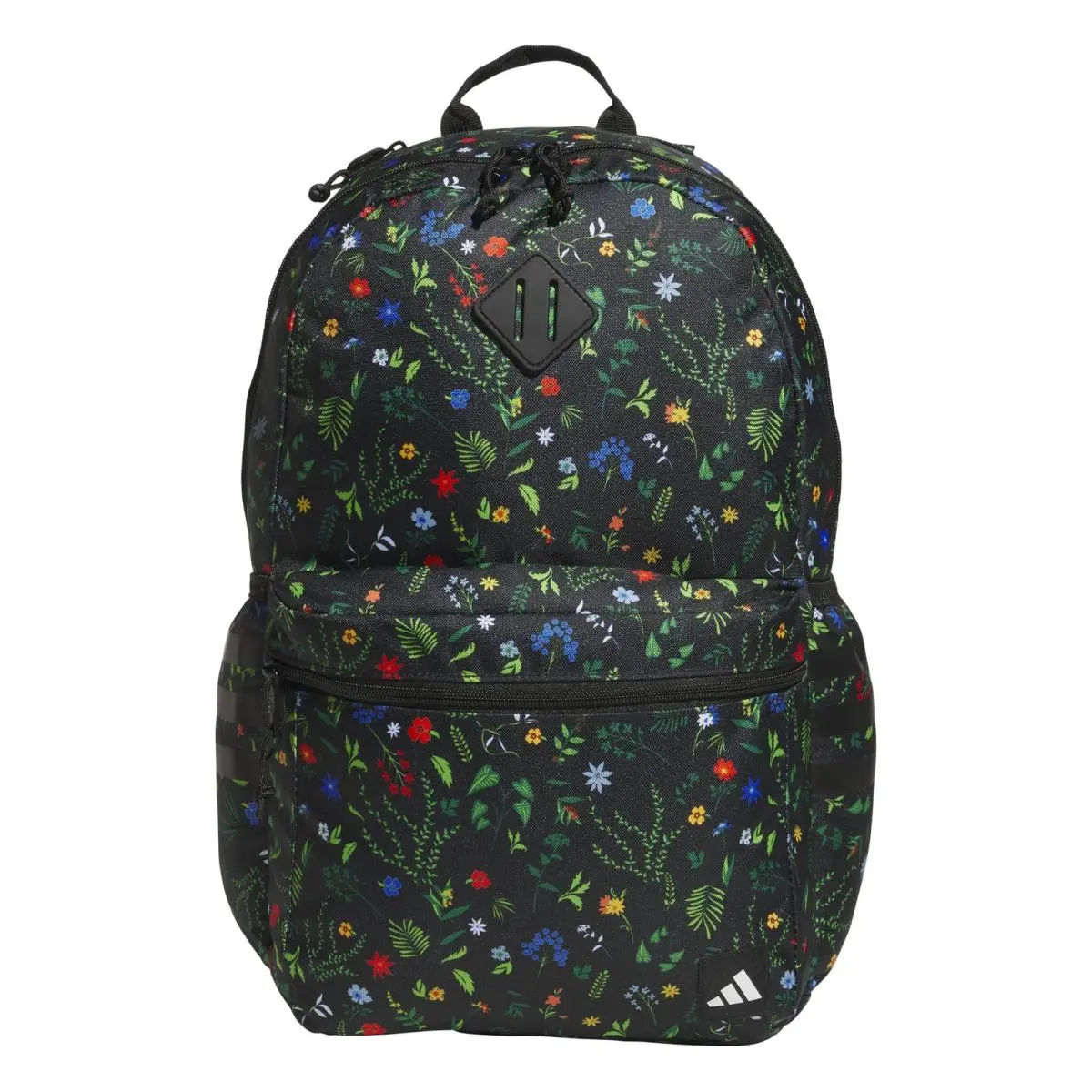 Classic 3-Stripe Backpack 5.0 Meadow Floral Black/Black/White by Adidas
