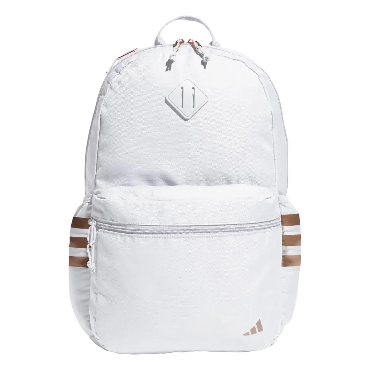 Classic 3-Stripe Backpack 5.0 White/Rose Gold by Adidas
