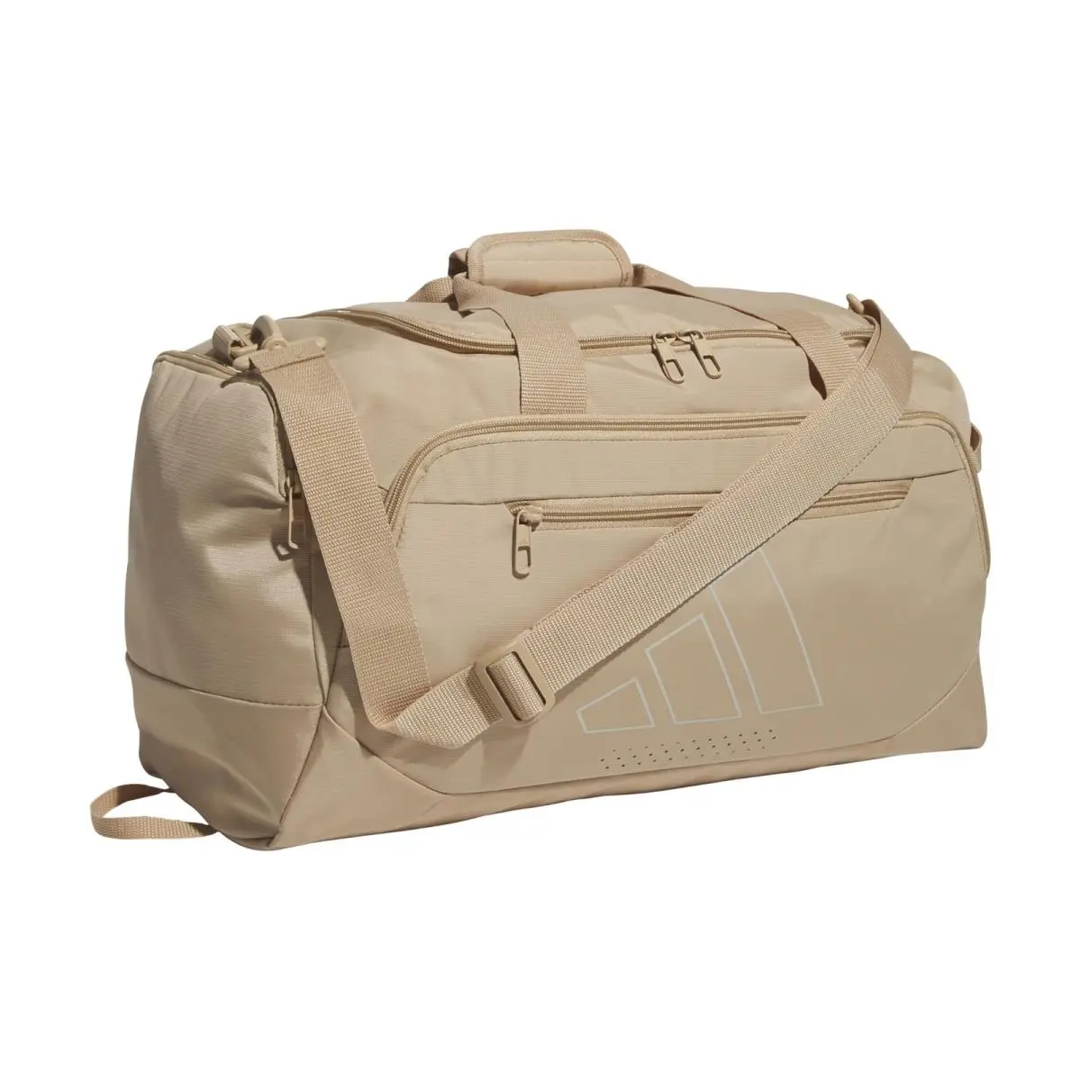 Defender 5 Small Duffel Bag Warm Sandstone Beige/Wonder Alumina Grey by Adidas