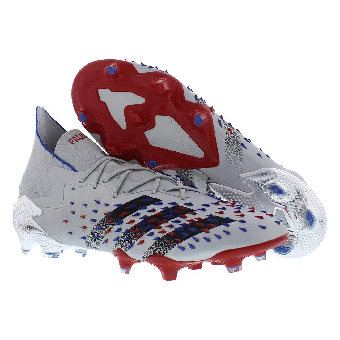 Adidas Predator Freak .1 Firm Ground Mens Shoes Size 10 Color: Silver