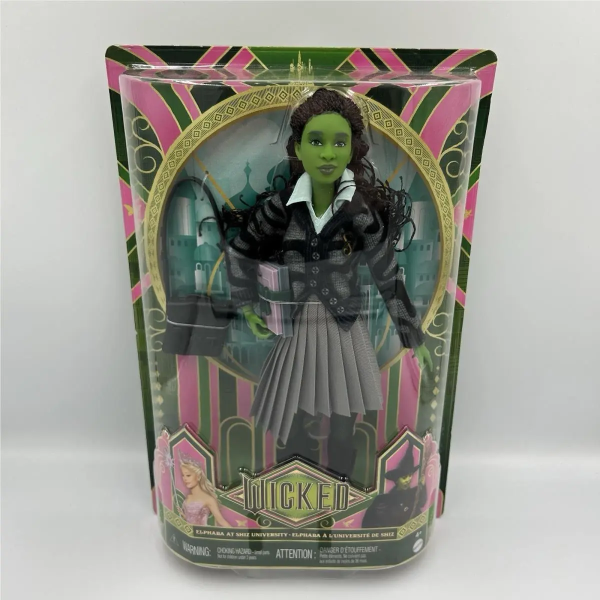 2024 Wicked Movie Elphaba At Shiz University Doll By Mattel Url Misprint