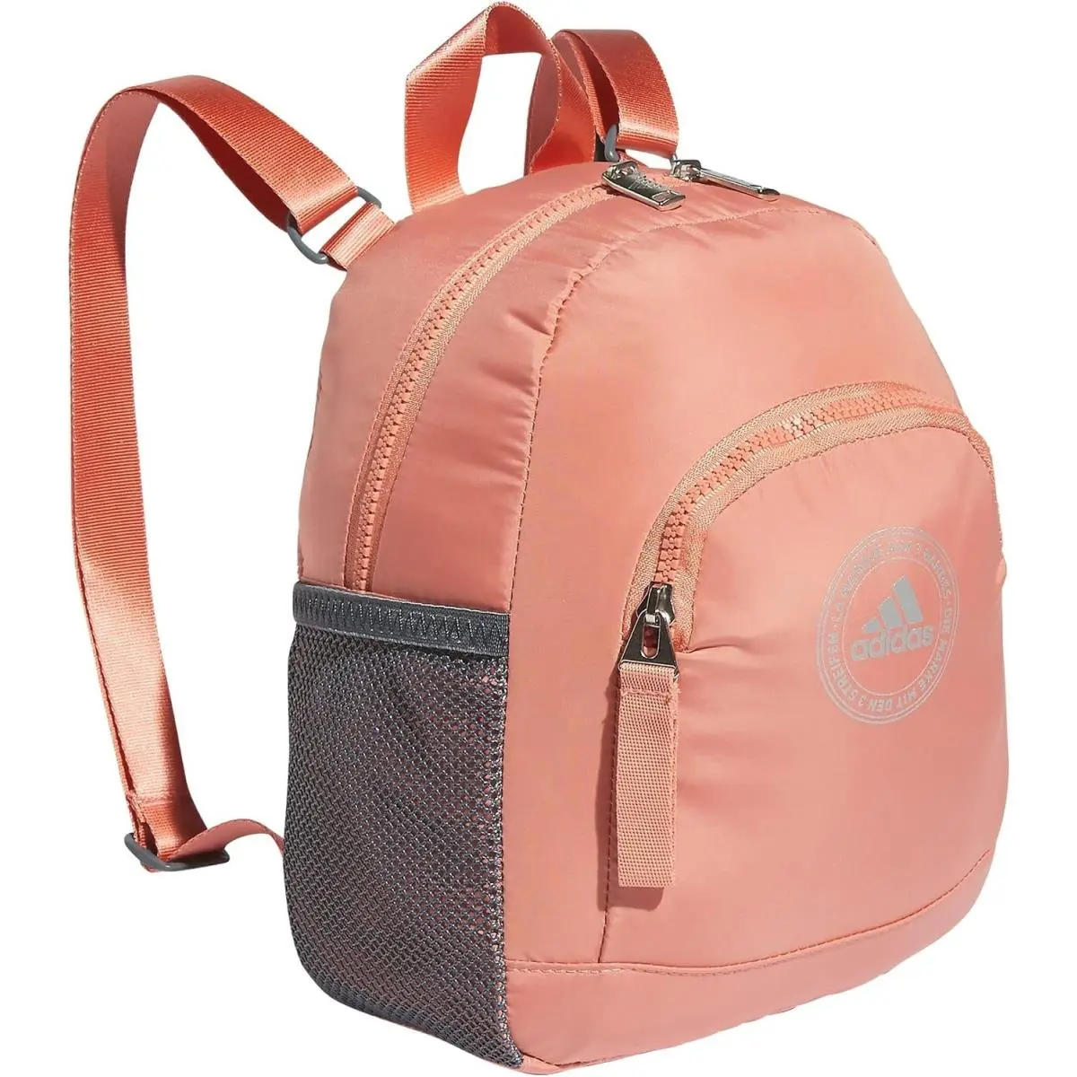 Linear 3 Mini Backpack One Size Wonder Clay/silver Metallic 5156986 by Adidas