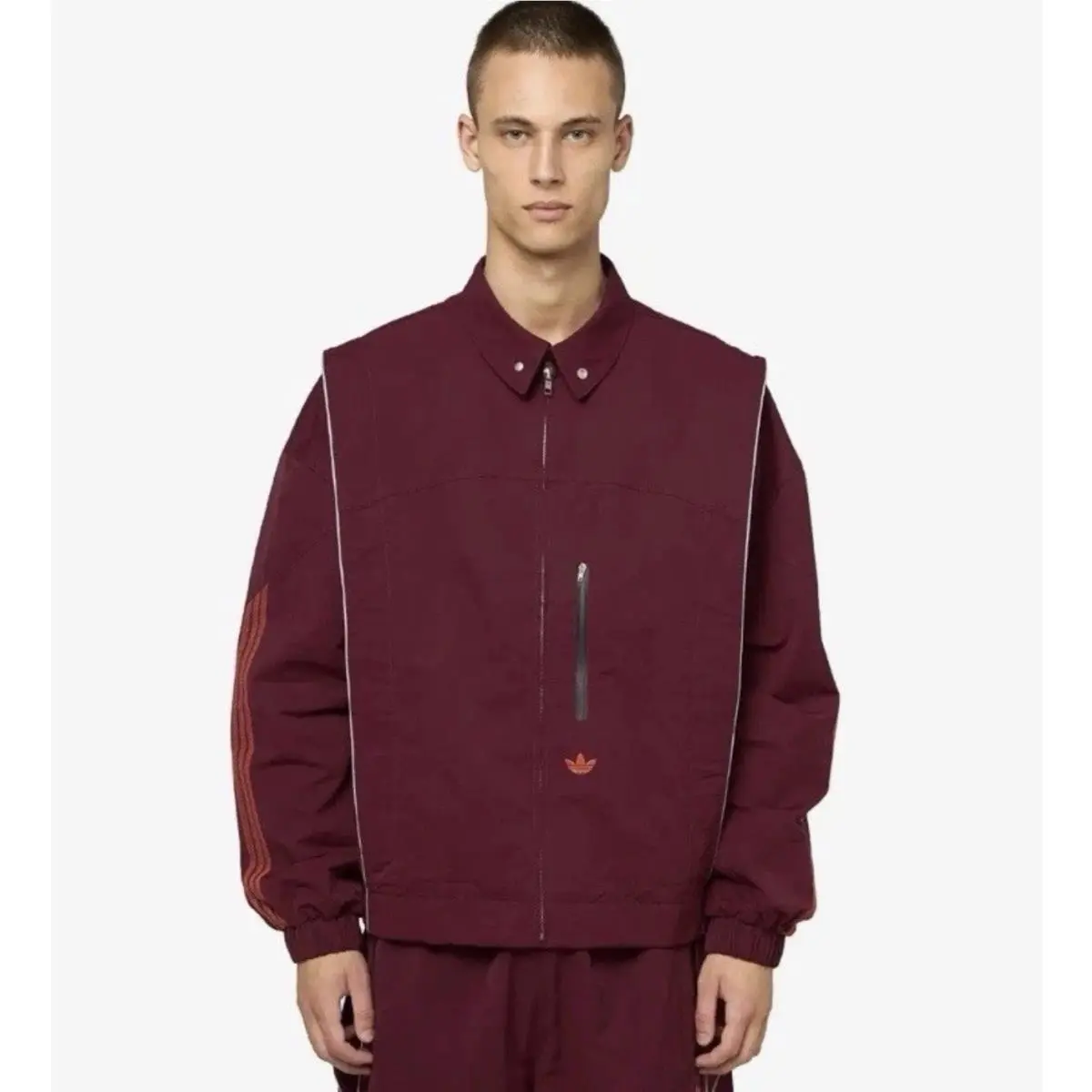 Adidas clothing - Adidas OG LA - JX6182 - Maroon 1