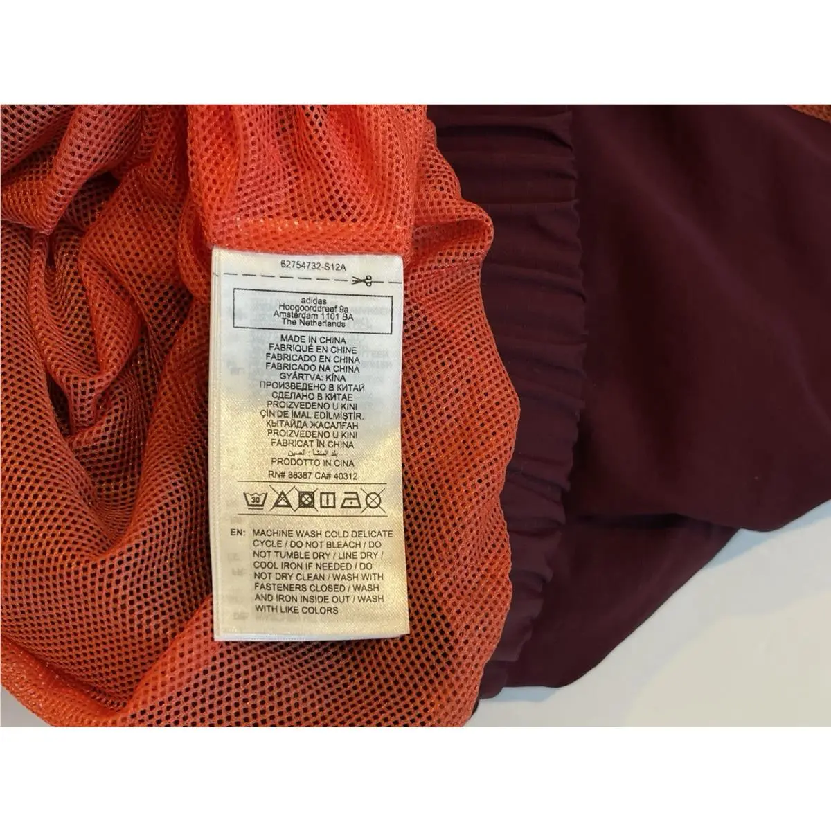 Adidas clothing - Adidas OG LA - JX6182 - Maroon 13