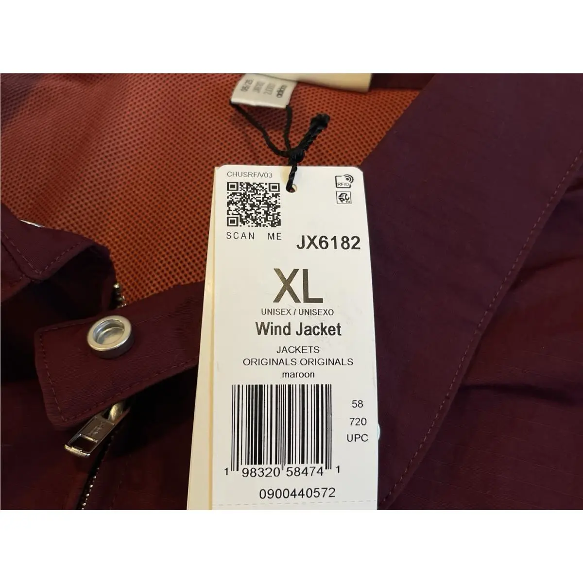 Adidas clothing - Adidas OG LA - JX6182 - Maroon 0